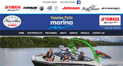 Desktop Screenshot of fenelonmarina.com